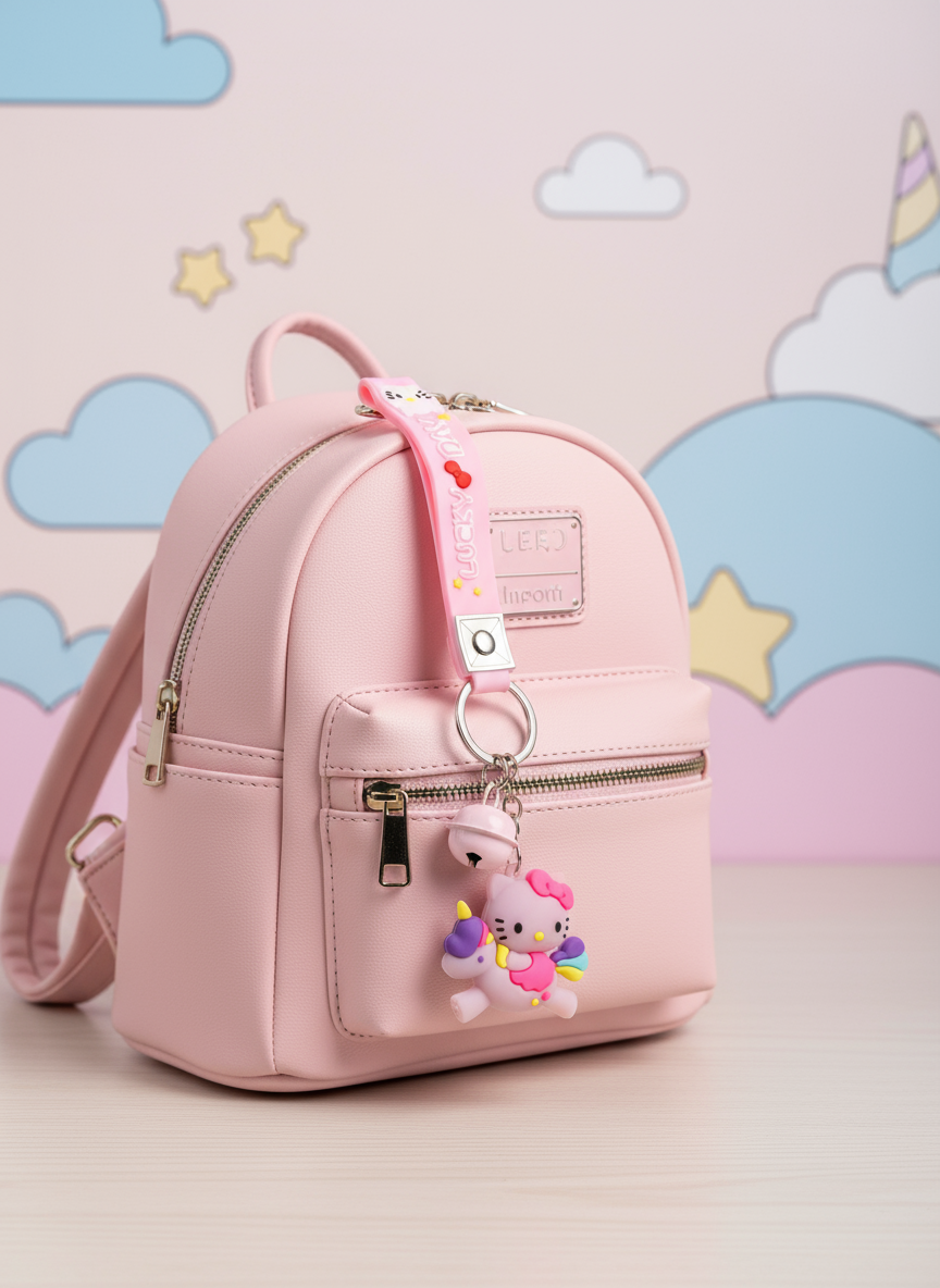 Cute Kitty Unicorn Keychain – Magic & Cuddles