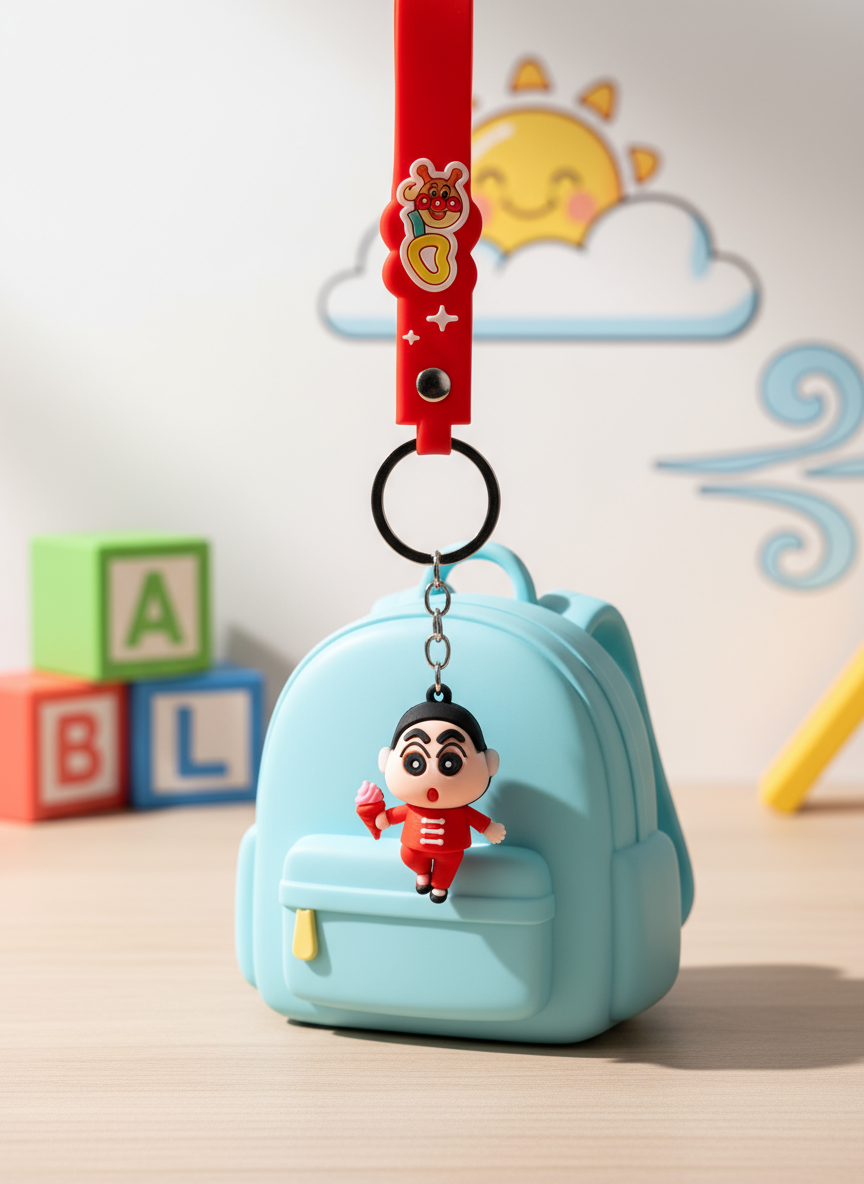 Shinchan Keychain – Pocket-Sized Fun & Mischief
