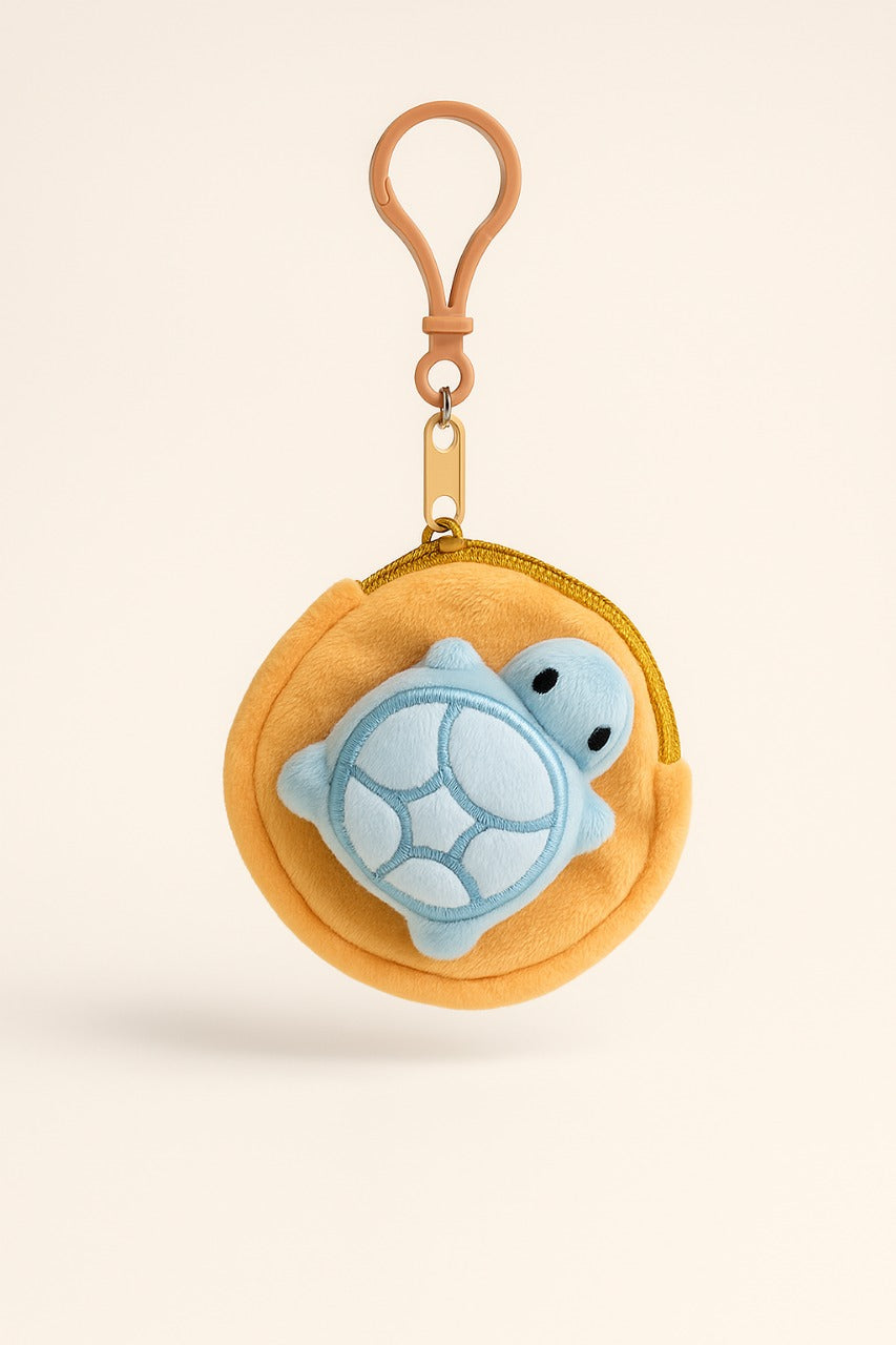Turtle Pouch Keychain – Save with a Smile