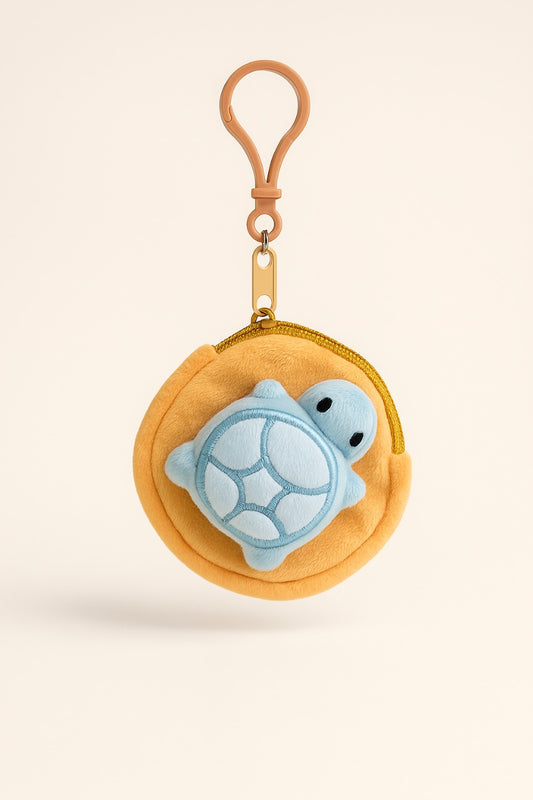 Turtle Pouch Keychain – Save with a Smile