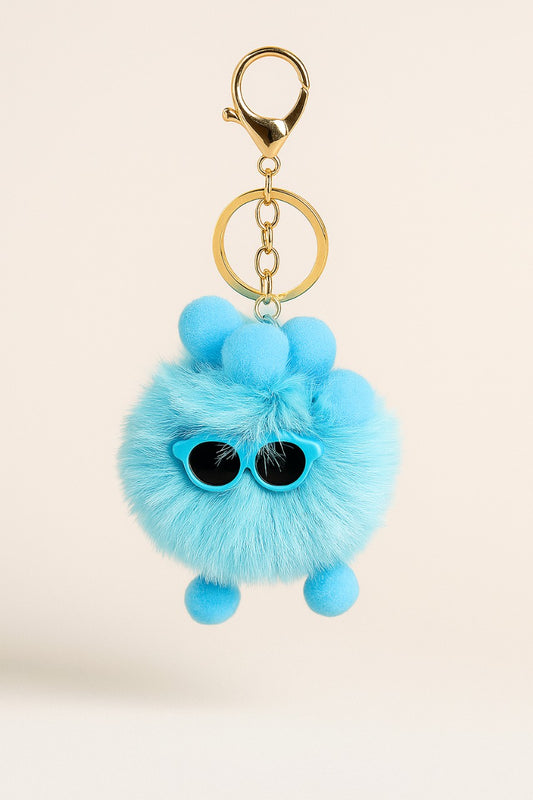 Blue Pookie Keychain – Soft, Cool & Adorable