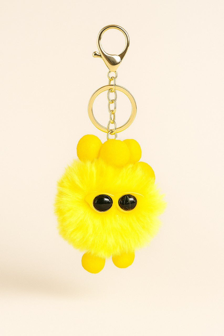 🌟 Yellow Pookie Keychain – Sunny, Soft & Cheerful