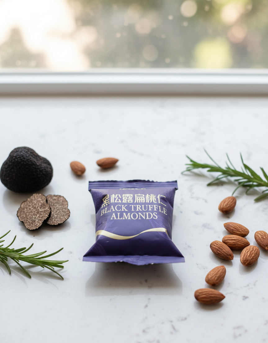 Black Truffle Almonds — Salty, Crunchy & Uniquely Luxe