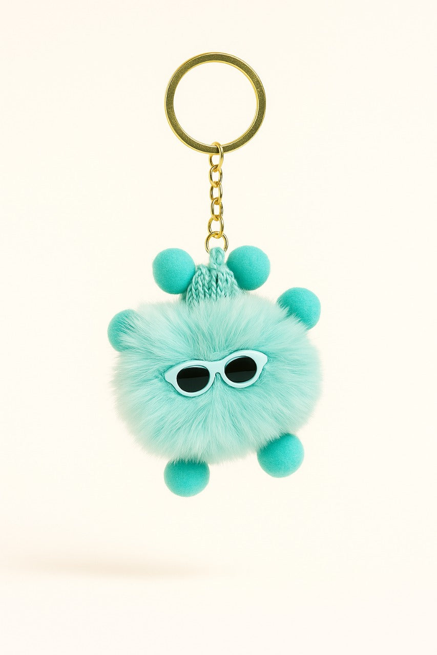 Green  Pookie Keychain – Calm, Soft & Cheerful
